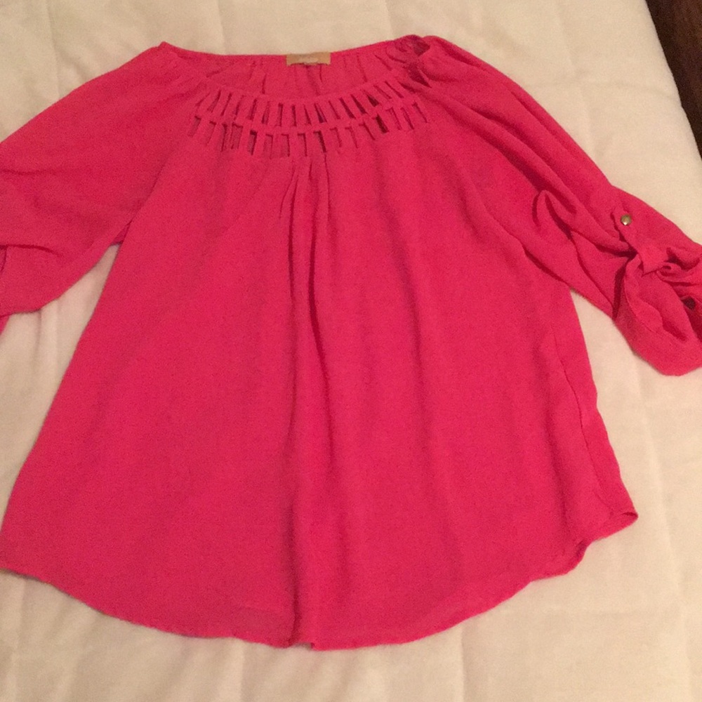 Pink blouse